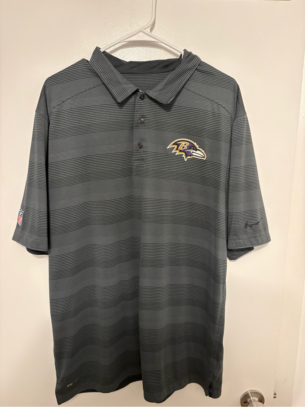 Nike Baltimore Ravens Gray Polo Shirt